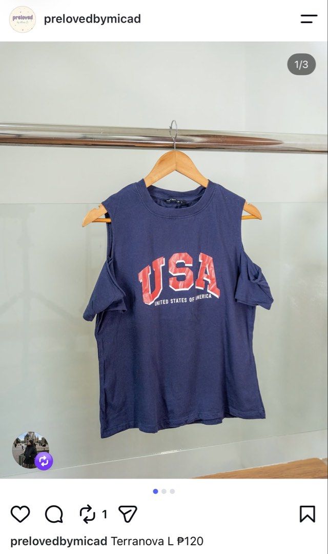 Terranova L (Category: Shirts) located in Lipa City. Submitted by prelovedbymicad (Listing ID 1464305647, Image 1). Description: .