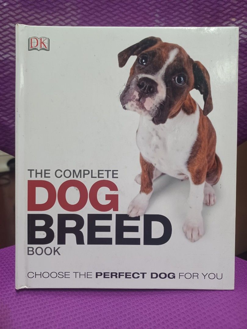 The Complete Dog Breed Book dog encyclopedia (Category: Magazines) located in Pasig City. Submitted by croisshark (Listing ID 1464196185, Image 1). Description: All about dogs, their breeds and temperament, and a thorough guide on how to care for, train, and read the behaviors of your furry companion. Vivid full color spreads on all dog breed pages. Has some highlights.