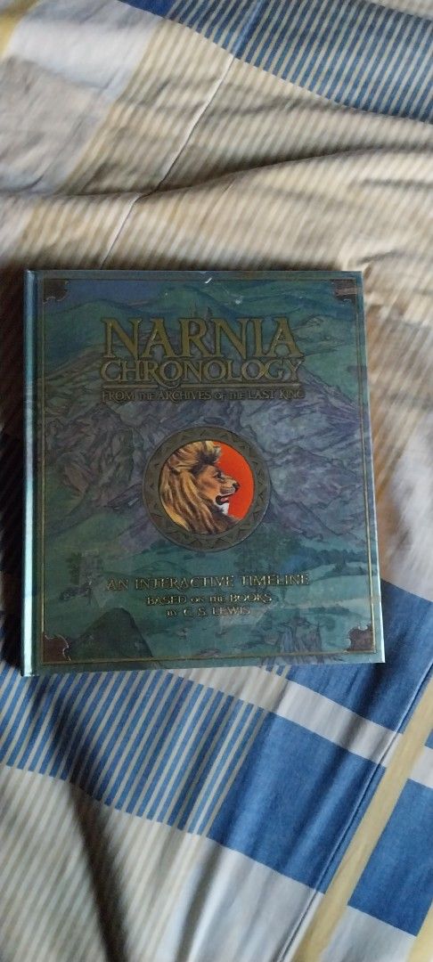 The Narnia Chronology: An Interactive Timeline (Category: Storybooks) located in Pasig City. Submitted by mdjantonio28636 (Listing ID 1464341784, Image 1). Description: - The Narnia Chronology: An interactive timeline. - Explore the world of Narnia created by C.S. Lewis. - Dive deeper into Narnian lore. - Packed with cool visuals and information. - A must-have for any Narnia fan..