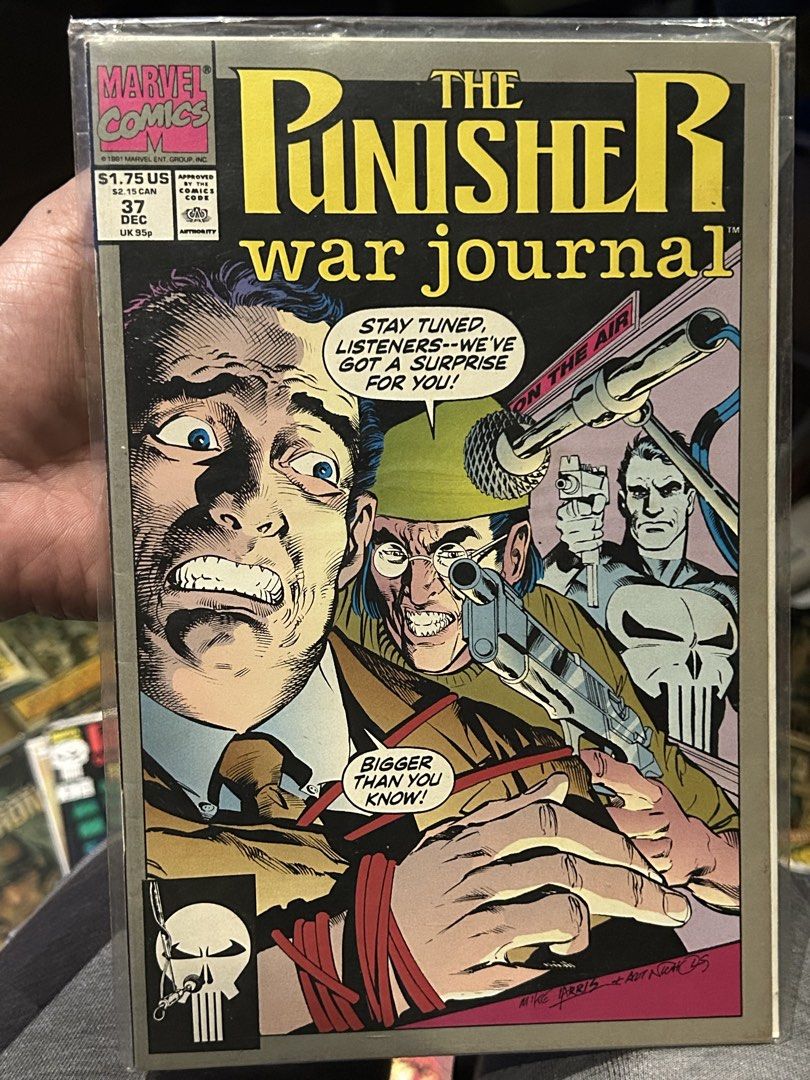The Punisher War Journal #37 Marvel Comics 1991 (Category: Comics & Manga) located in Iloilo. Submitted by jackpot.treasures (Listing ID 1464231738, Image 1). Description: - The Punisher War Journal Comic Book - Issue Number: 37 - Publisher: Marvel Comics - Publication Date: December 1991 - Original Cover Price: $1.75 US - Features Artwork By: Mike Harris and Aut Nuhis - A must-have classic for any Punisher or Marvel comic collector!.