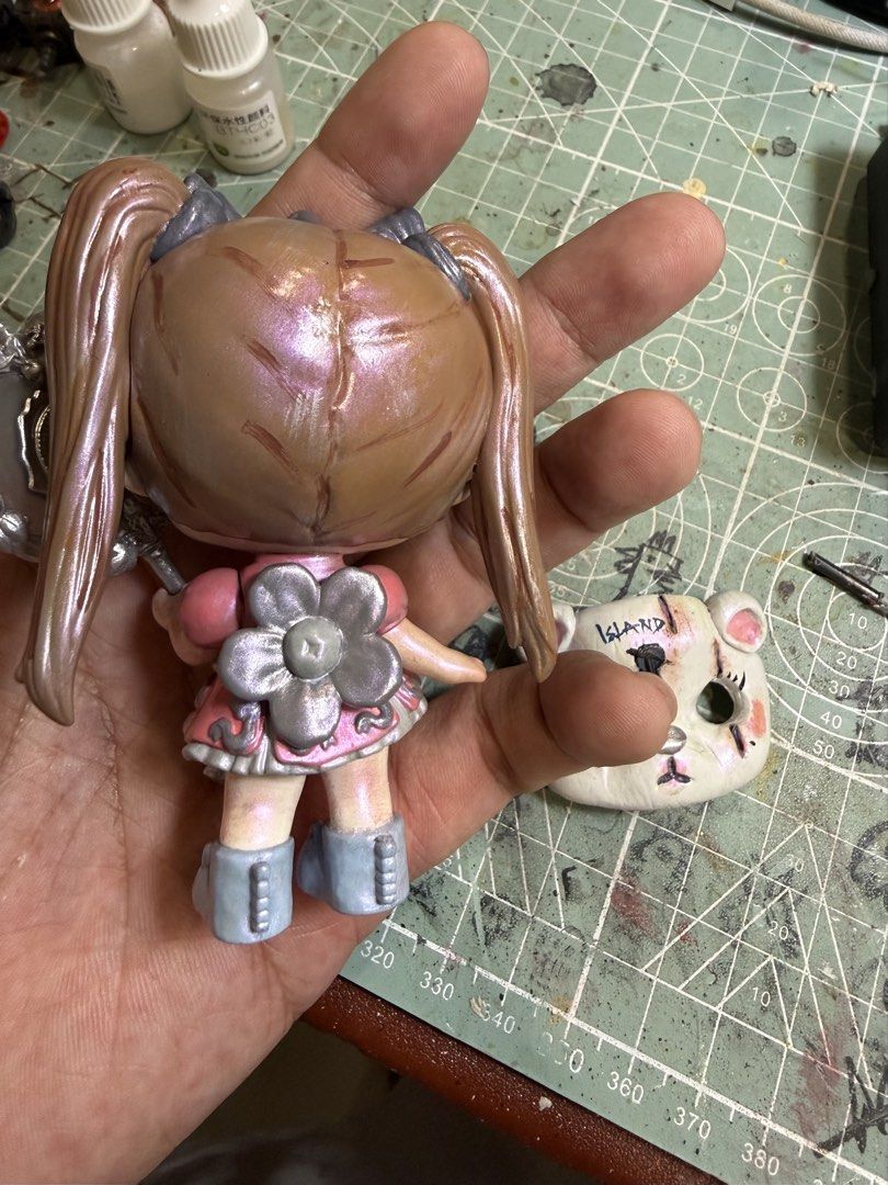 TINYTINY .TRACE (Category: Toy Figures) located in Singapore. Submitted by mr_black313 (Listing ID 1464277419, Image 4). Description: customize of tinytiny ， idea from tinytiny TRACE by BLACKMILK STORE - MAGNET aatached mask -weathering effect -shining surface coating .