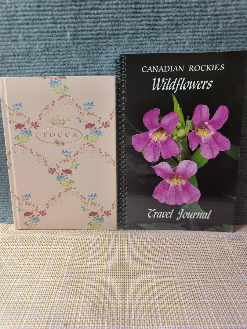TOCCA Lined Notebook Journal (Category: Stationery & School Supplies) located in San Leonardo. Submitted by burgossanleonardo.12345 (Listing ID 1464182797, Image 1). Description: - Cute TOCCA notebook - Lined pages, perfect for notes or journaling - Light green pages with delicate floral accents - Some writing on the inside cover - Great for personal use or as a gift.