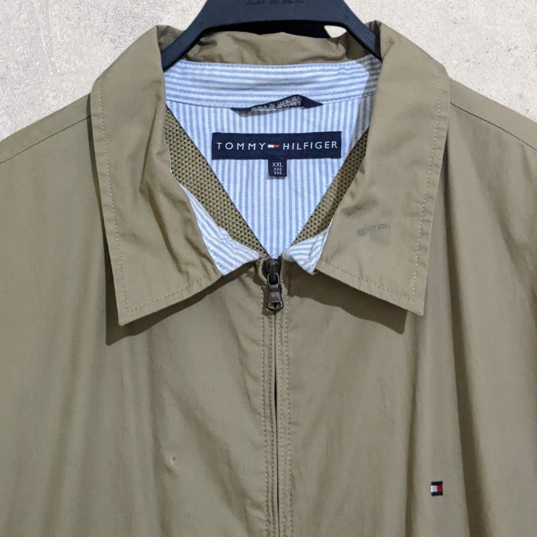 Tommy Hilfiger Harrington Jacket (Category: Coats, Jackets and Outerwear) located in San Juan City. Submitted by 4keeps.mnl (Listing ID 1464295746, Image 2). Description: AUTHENTIC ✅ ORIGINAL Condition: 9.5/10 XXL 26x28 Issue: minimal stains.