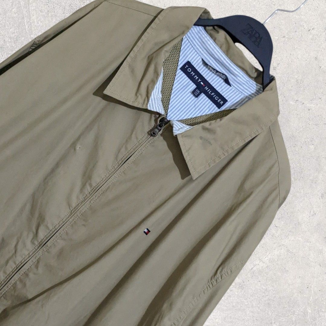 Tommy Hilfiger Harrington Jacket (Category: Coats, Jackets and Outerwear) located in San Juan City. Submitted by 4keeps.mnl (Listing ID 1464295746, Image 3). Description: AUTHENTIC ✅ ORIGINAL Condition: 9.5/10 XXL 26x28 Issue: minimal stains.