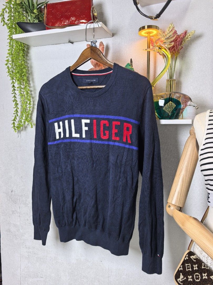 Tommy hilfiger nitted (Category: Luxury Apparel) located in Baguio. Submitted by ashzachary (Listing ID 1464275951, Image 2). Description: Tommy hilfiger nitted Condition :Excellent condition Color rate 10/10 Size : Medium Inches:W/L No issues No flaws Super ganda sa personal Pm. More details Good quality Plsss 📌No Bogus 📌No return MOP What you see is what you get PALAWAN, CEBUNA GCASH AND BDO Reminder😊 We're selling thrifted clothes so please