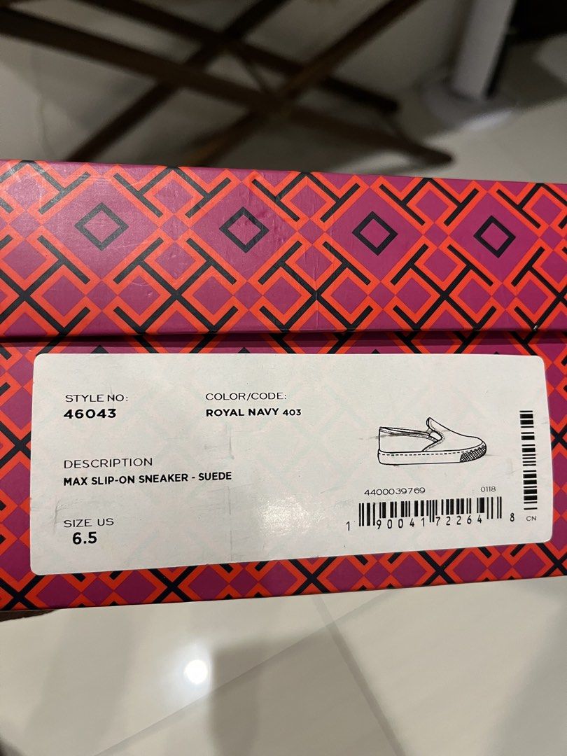 Tory Burch Sneakers (Category: Sneakers) located in Muntinlupa City. Submitted by jane226ph (Listing ID 1464281662, Image 2). Description: Original / Authentic Brand new, never used - bought and kept Purchased at the store Size: US 6.5 Complete with original box and packaging, as originally purchased. Classic, timeless sneaker design that never goes out of style. Letting go: too many shoes, we can no longer keep as part of downsizing. Just messag