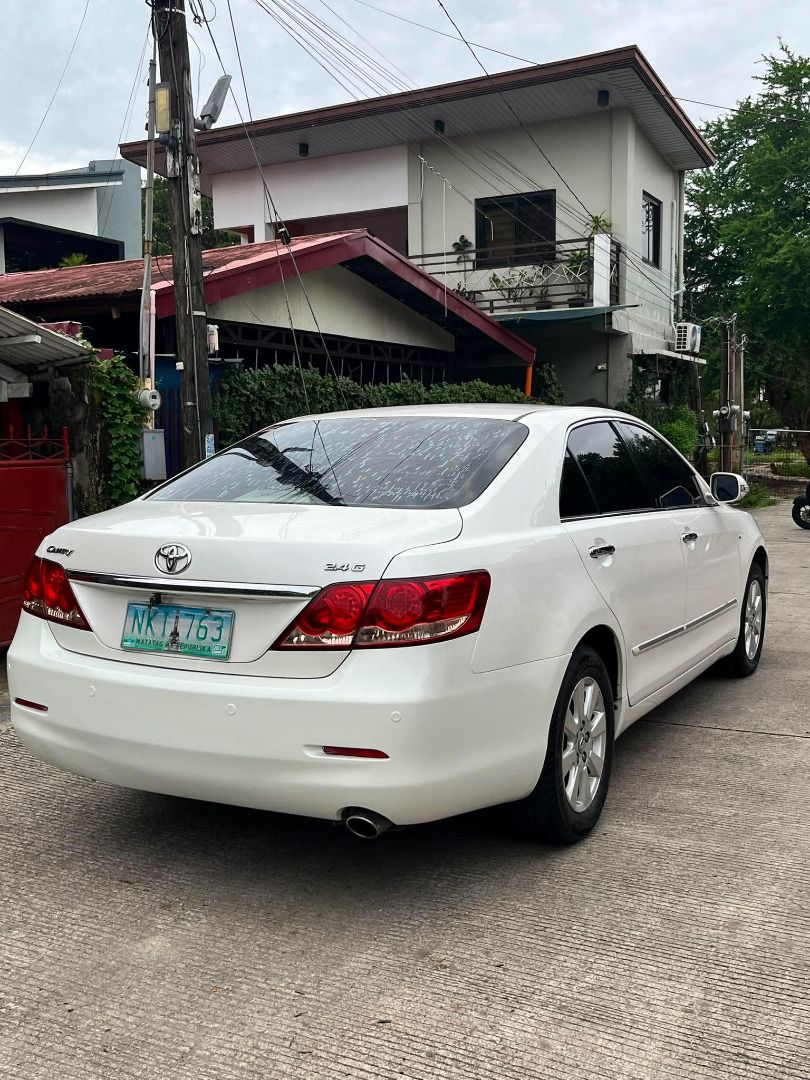 Toyota Camry 2.4 Auto (Category: Used Cars) located in Manila. Submitted by wear_housemnl (Listing ID 1464238812, Image 3). Description: FOR SALE ‼️ 2009 Toyota Camry 2.4 G Automatic Transmission 126,000 Mileage Complete Papers Newly PMS Cold Dual Aircon System Clean intact interior & sidings Issue: 6mons unregistered & dents. Bring your trusted mechanic for your peace of mind Location: Julugan 2, Tanza Cavite.
