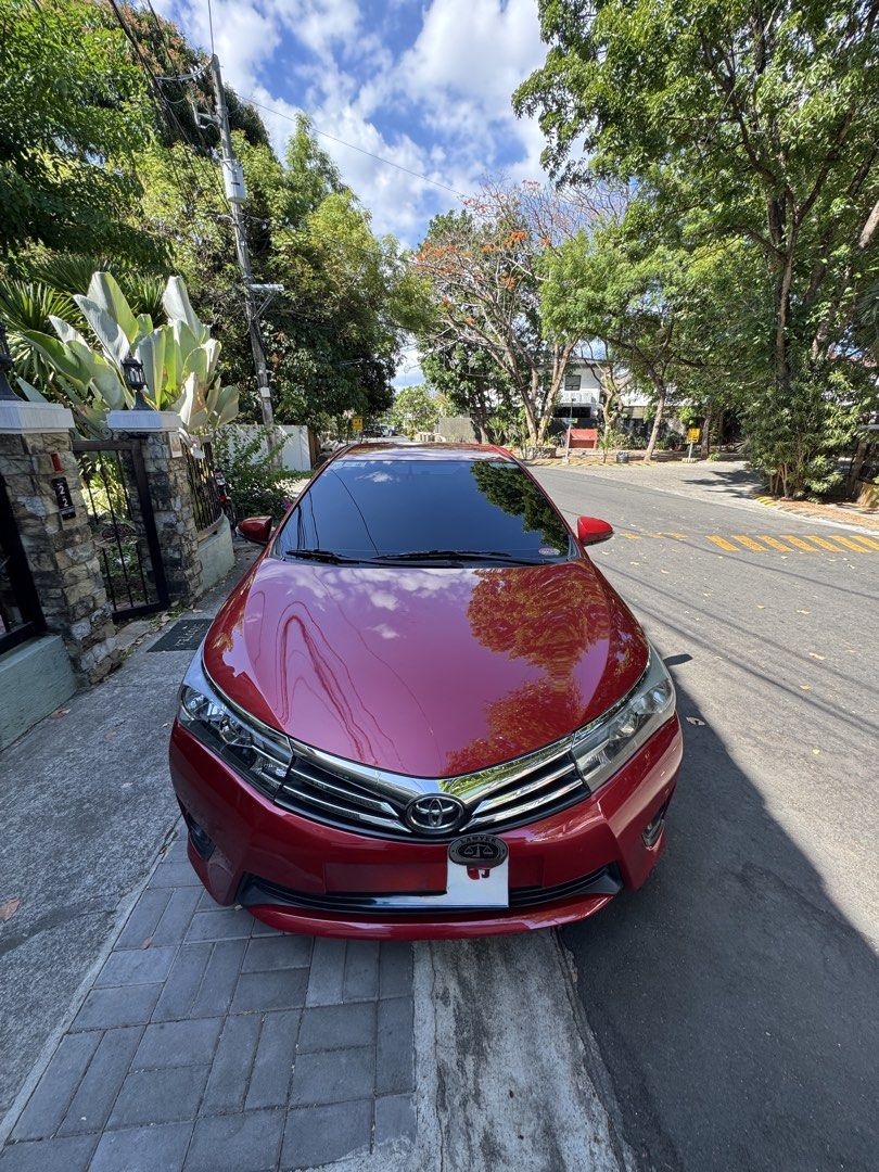 Toyota Corolla Altis 1.6 (A) (Category: Used Cars) located in Muntinlupa City. Submitted by basicrhombus236 (Listing ID 1464235836, Image 1). Description: Newly Replaced rack and pinion LES headlights and fog lights Xfilms Tint Eveything else stock New tires Goodyear Issues: melted dashboard (5k to fix) Drivers window can malfunction when closing.