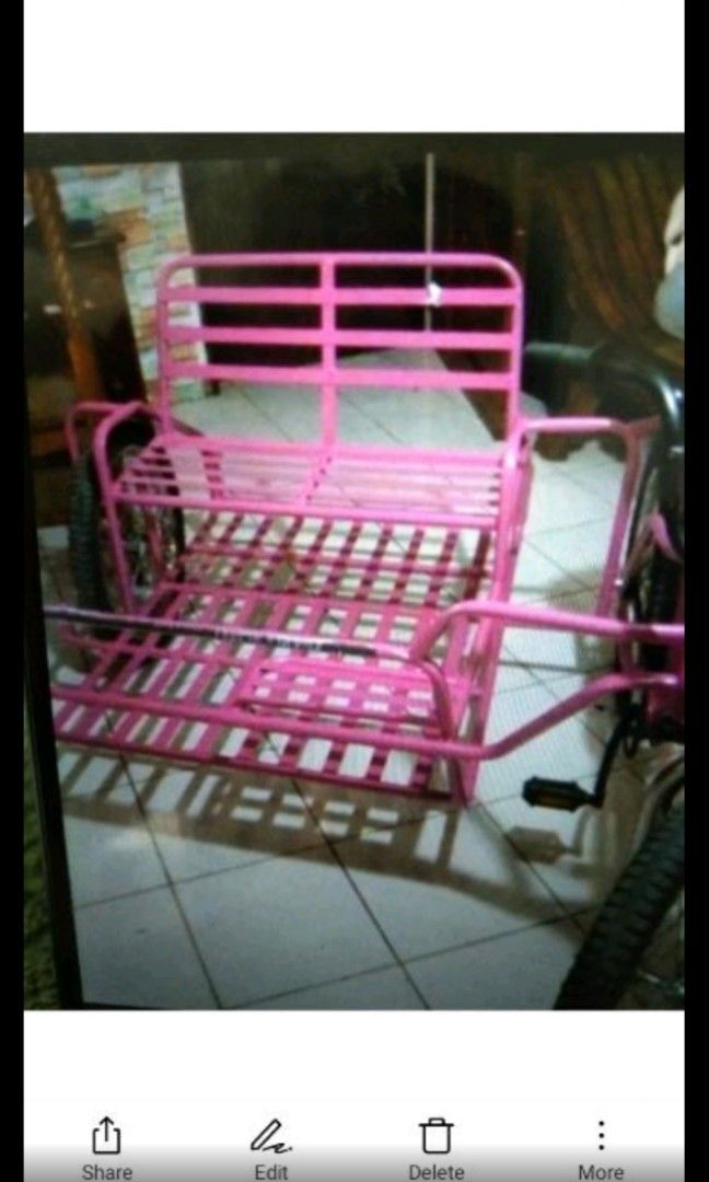 Trike with foam for sale (Category: Bicycles) located in Quezon City. Submitted by rionava (Listing ID 1464195890, Image 3). Description: For Sale trike passenger brand new with foam and with out foam for orders and other details just contact the seller serious and interested parties only will entertained..