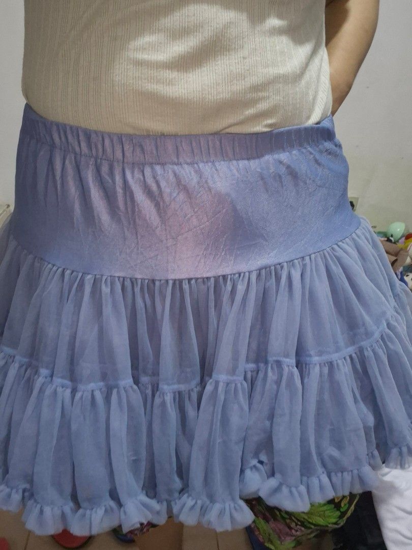 Tutu Skirt Bundle green and blue (Category: Skirts) located in Calamba. Submitted by bb.lace (Listing ID 1464220471, Image 3). Description: 300 for both 170 each if split green has rust mark cuz of ribbon brooch no issue on blue one.