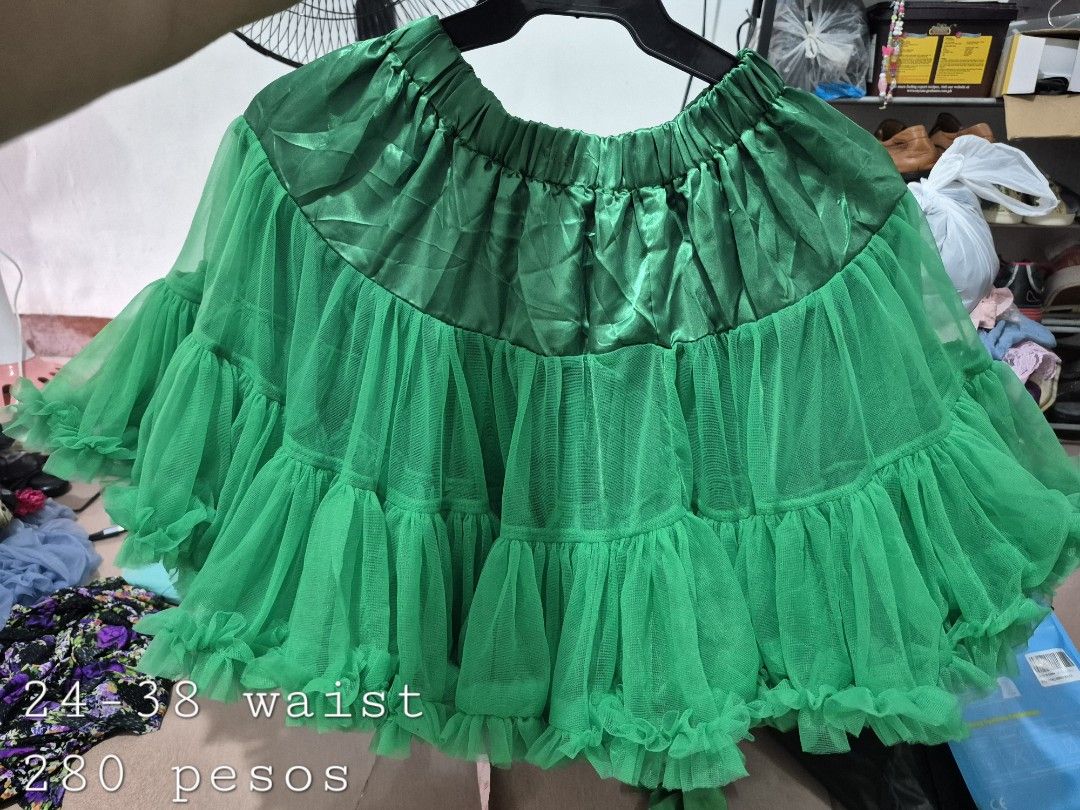 Tutu Skirt Bundle green and blue (Category: Skirts) located in Calamba. Submitted by bb.lace (Listing ID 1464220471, Image 2). Description: 300 for both 170 each if split green has rust mark cuz of ribbon brooch no issue on blue one.
