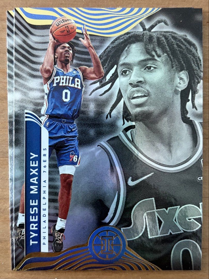 Tyrese Maxey | NBA Cards ~ Illusions '21 - '22 (Category: Raw Singles) located in Makati City. Submitted by cardlab (Listing ID 1464348528, Image 1). Description: Items are 💯 authentic/original/legit. About The Card: • '21 - '22 Illusions • Card No. 15 • 2nd Year FOR: • Cards ₱99 and below with Card Sleeves • Cards ₱100 and up with Used Toploader • ₱10 for Bnew Tops Packaging (If Shipping): ✔️ Plastic cover ✔️ Cardboard ✔️ Bubble wrap NOTE: • Ca