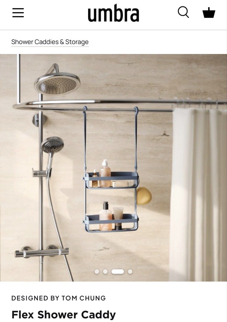 Umbra Flex Shower Caddy - Grey (Category: Bathroom & Kitchen Fixtures) located in Quezon City. Submitted by iambealim (Listing ID 1464142480, Image 2). Description: Declutter.