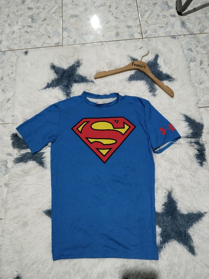Under armour super man (Category: Tshirts & Polo Shirts ) located in Barili. Submitted by francis88z (Listing ID 1464281675, Image 1). Description: UA Superman Super stretchable Size Large W19L27 Excellent condition No issue Mine 600+sf.