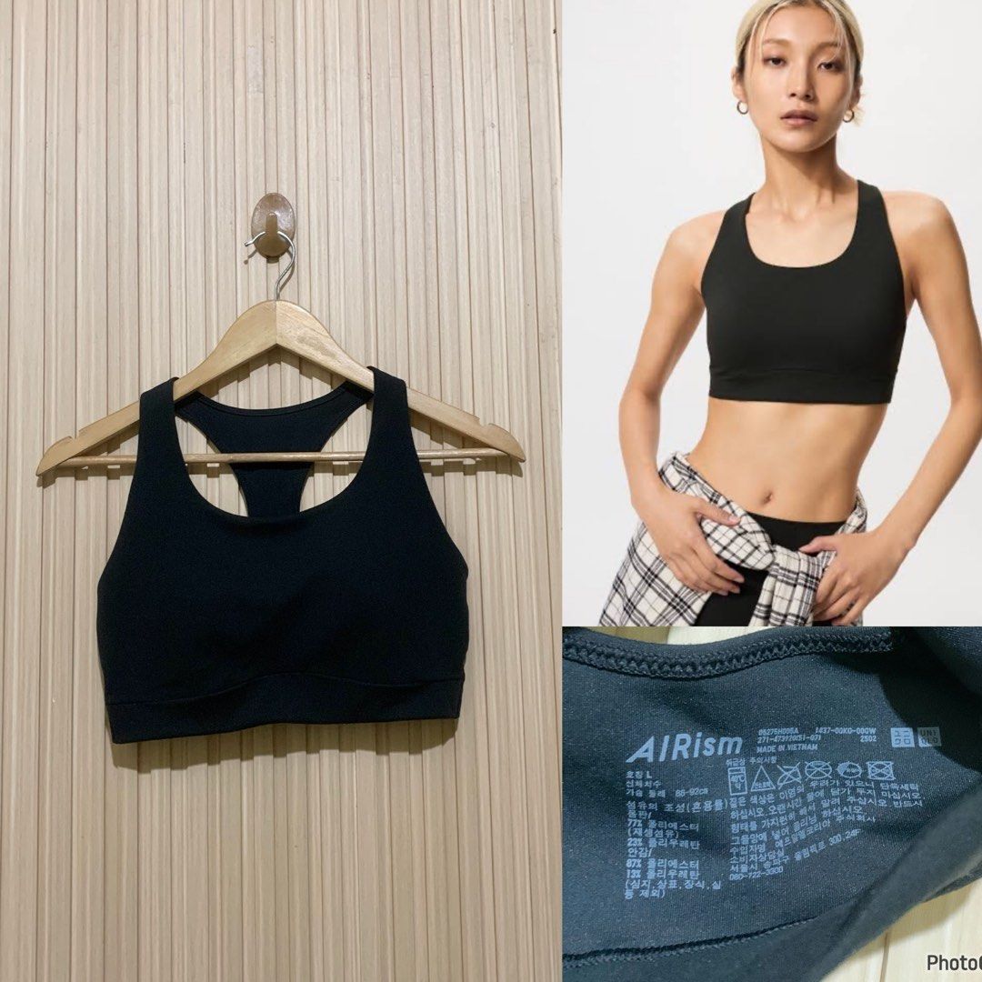 Uniqlo airism padded bra (Category: Activewear) located in Koronadal. Submitted by gstyledforless (Listing ID 1464300785, Image 1). Description: Fits med.