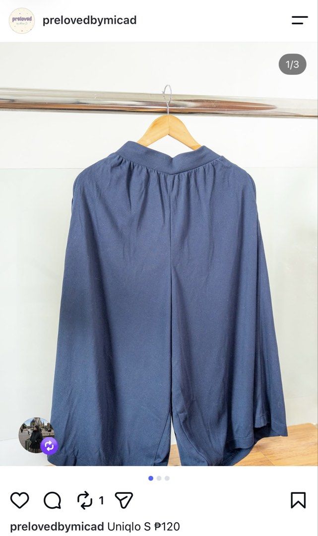 Uniqlo S (Category: Other Bottoms) located in Lipa City. Submitted by prelovedbymicad (Listing ID 1464308054, Image 1). Description: .