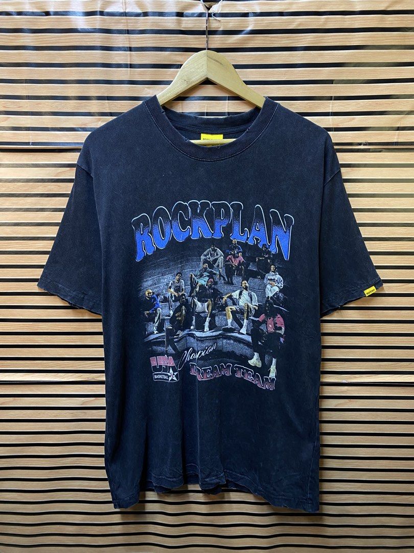 USA DREAM TEAM BY ROCK PLAN (Category: Tshirts & Polo Shirts ) located in Makati City. Submitted by drip.poww (Listing ID 1464194718, Image 1). Description: - Authentic - Color: Gray acid wash - Size: XL - Dimes: 24x28 - Authentic - Excellent condition - Need wash, fresh from bale - Material: 100% Cotton Please don’t expect too much—these are thrifted (ukay) items. 😊 !!STILL NEGOTIABLE!!.