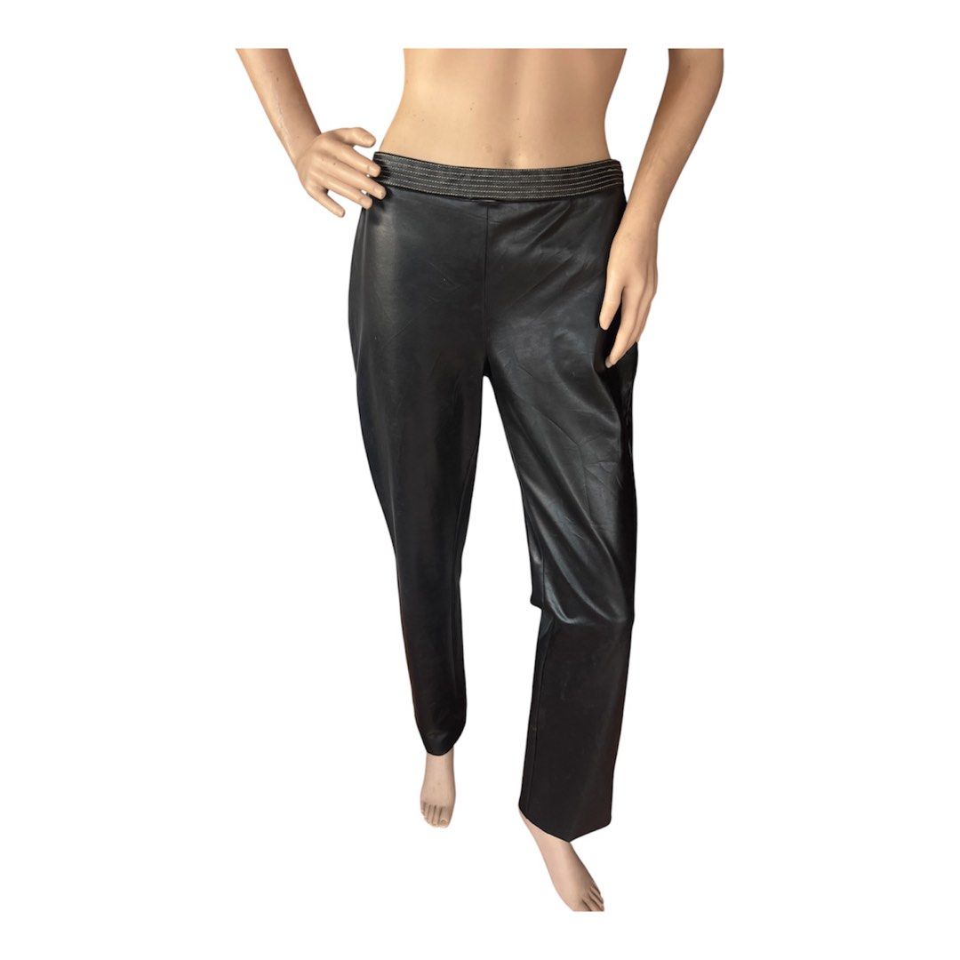versace soft leather pants (Category: Jeans) located in Lingayen. Submitted by lux_thrift (Listing ID 1464245365, Image 1). Description: location pangasinan vintage soft leather pants (no side pockets) waistline approximately 29 inches.