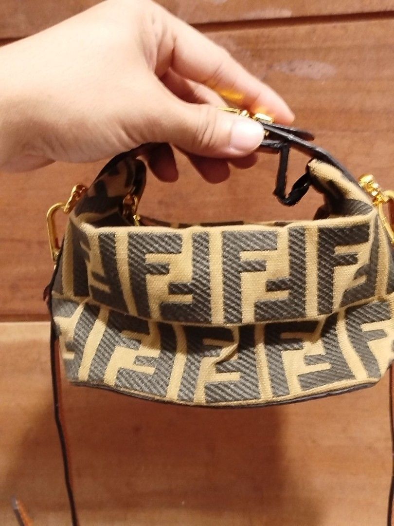 Vinatage Fendi Zucca mini (Category: Cross-body Bags) located in Marikina City. Submitted by jecccc (Listing ID 1464237270, Image 1). Description: thrifted item Vintage Fendi Zucca mini used but not abuse buy at your own Risk.
