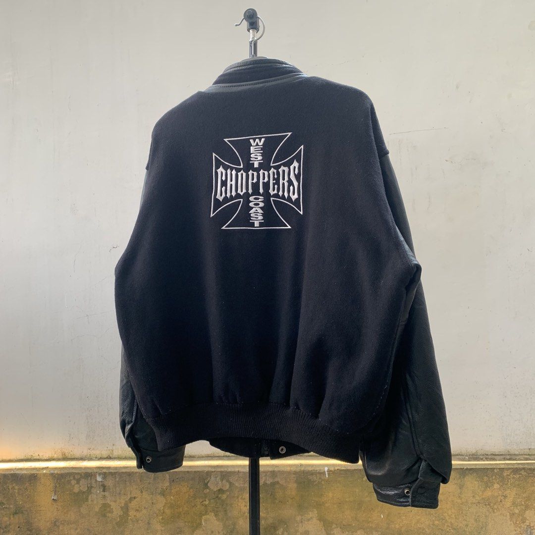 Vintage boot west coast choppers varsity leather jacket (Category: Coats, Jackets and Outerwear) located in Talisay. Submitted by deethriftshopph (Listing ID 1464318474, Image 2). Description: Vintage boot west coast choppers varsity jacket Hearing offer!! DM📥📥.