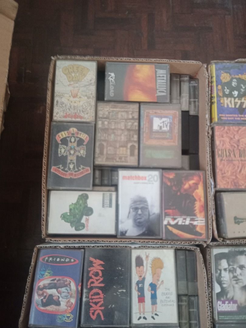 Vintage cassette tapes (Category: Other Audio Equipment) located in Caloocan City. Submitted by talelek0824 (Listing ID 1464200727, Image 3). Description: Vintage cassette tapes. The beatles Queen R.e.m Elvis presley Tracy chapman Skidrow U2 New wave Guns n roses Jimi hendrix Ac dc And many more.