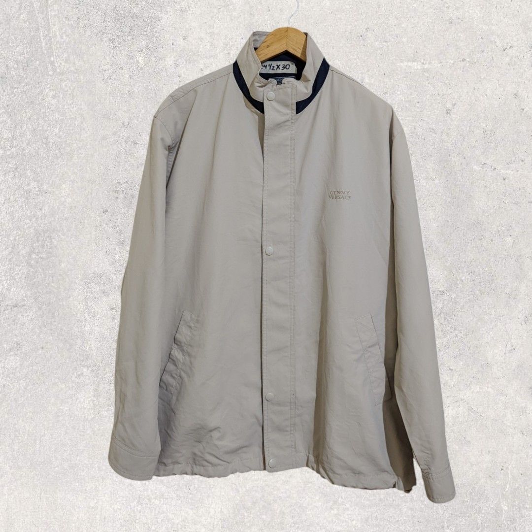 Vintage Genny Versace Jacket (Category: Coats, Jackets and Outerwear) located in San Juan City. Submitted by 4keeps.mnl (Listing ID 1464296965, Image 1). Description: AUTHENTIC ✅ ORIGINAL Condition: 9.5/10 Large Issue: None.