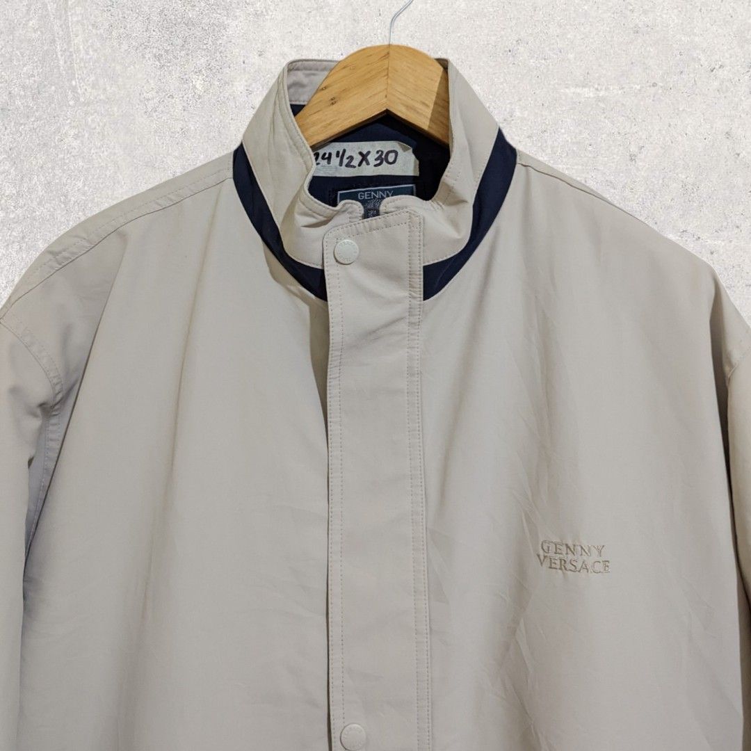 Vintage Genny Versace Jacket (Category: Coats, Jackets and Outerwear) located in San Juan City. Submitted by 4keeps.mnl (Listing ID 1464296965, Image 2). Description: AUTHENTIC ✅ ORIGINAL Condition: 9.5/10 Large Issue: None.