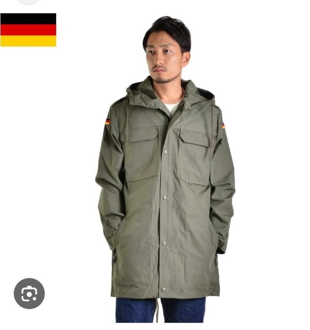 VINTAGE GERMAN ARMY PARKA (Category: Coats, Jackets and Outerwear) located in Sariaya. Submitted by social_animalz (Listing ID 1464299428, Image 1). Description: 24 x 33.5 excellent condition shipping fee is not included.