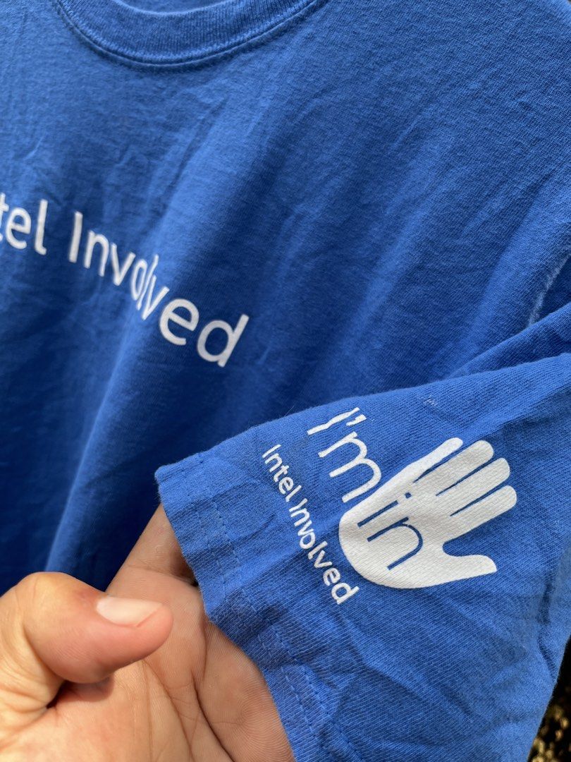 VINTAGE INTEL PROCESSOR TECH SHIRT (Category: Tshirts & Polo Shirts ) located in Legazpi City. Submitted by shop.grail.ph (Listing ID 1464179361, Image 2). Description: A VINTAGE INTEL PROCESSOR TECH SHIRT PROBABLY A PROMO TEE MEDIUM L28 W19.5 SAFE TO STRETCH .