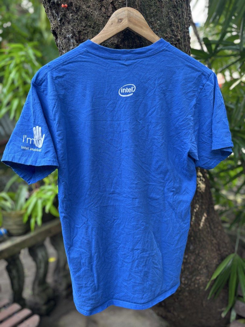 VINTAGE INTEL PROCESSOR TECH SHIRT (Category: Tshirts & Polo Shirts ) located in Legazpi City. Submitted by shop.grail.ph (Listing ID 1464179361, Image 3). Description: A VINTAGE INTEL PROCESSOR TECH SHIRT PROBABLY A PROMO TEE MEDIUM L28 W19.5 SAFE TO STRETCH .