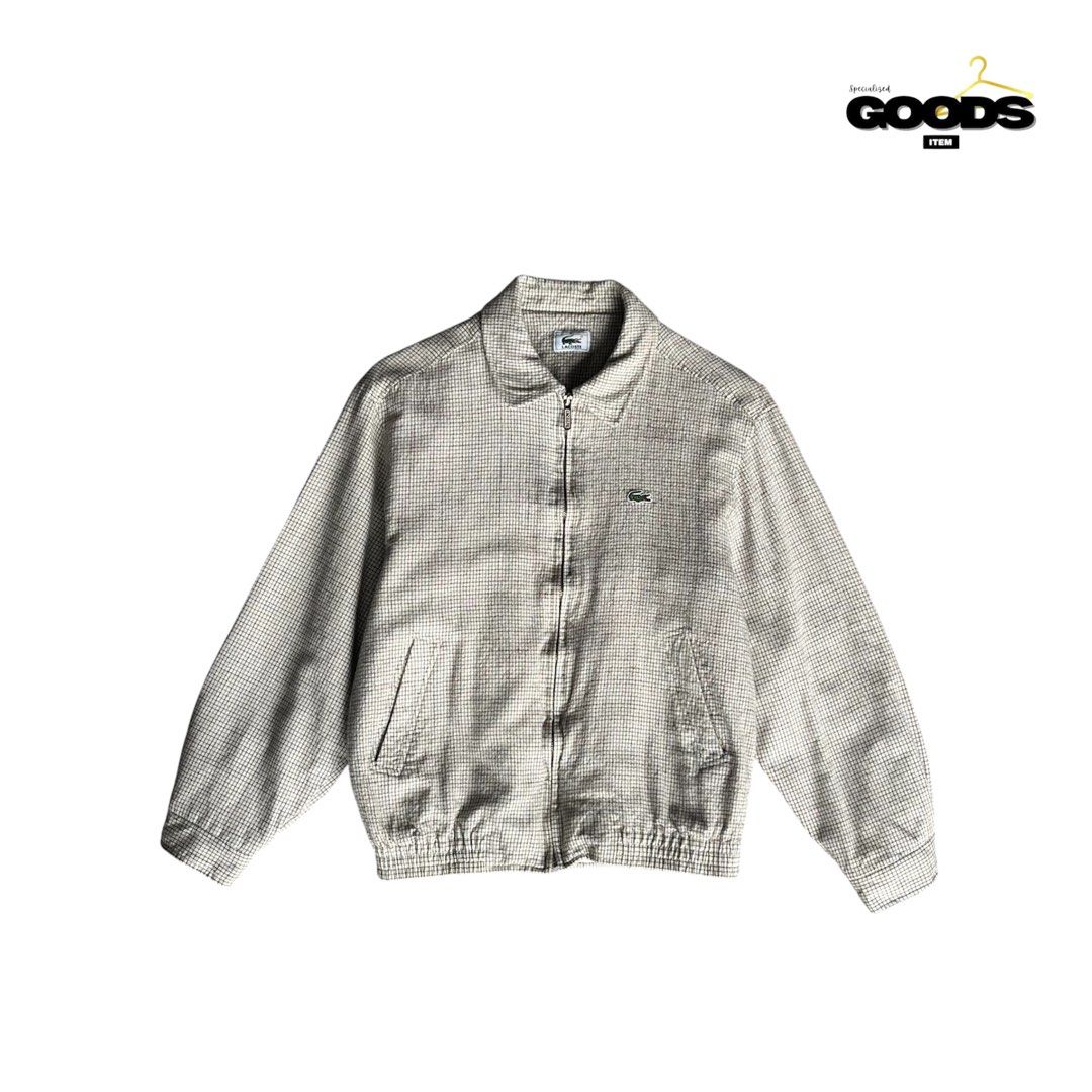 Vintage Lacoste Harrington Jacket (Category: Coats, Jackets and Outerwear) located in Cebu City. Submitted by specializedgoodsitem_ (Listing ID 1464250543, Image 1). Description: excellent condition slightly needs wash ( naka display sa store) details posted color may vary due to light 21’ width 26’ length .