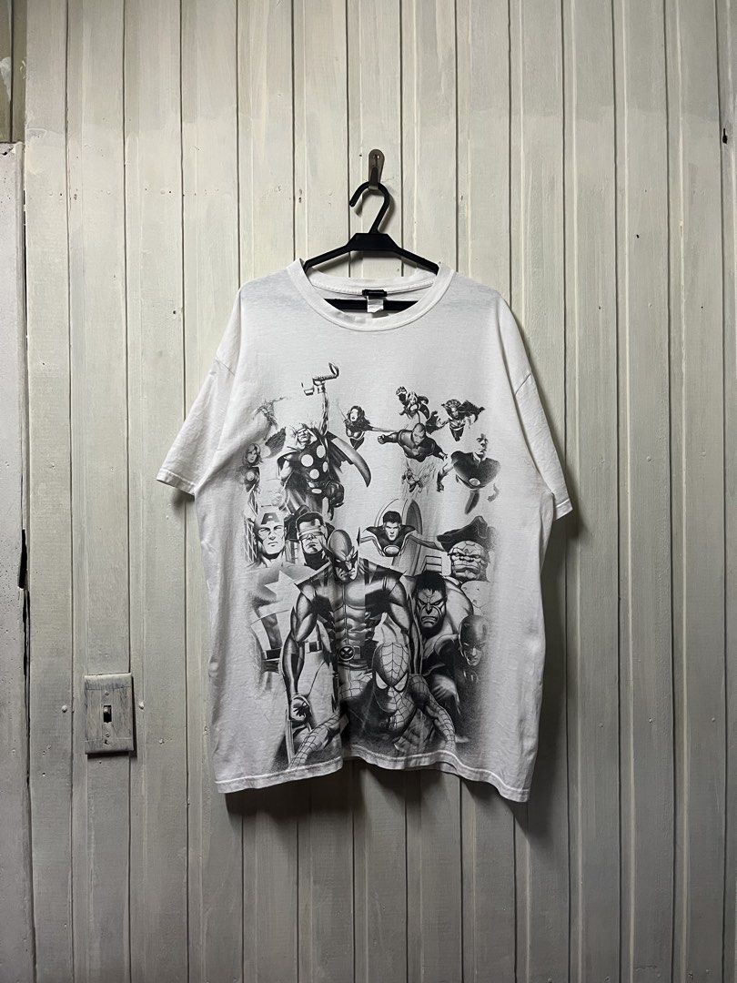 Vintage Marvel Mad Engine Avengers x Xmen (Category: Tshirts & Polo Shirts ) located in Muntinlupa City. Submitted by ninenine.collective (Listing ID 1464141233, Image 2). Description: Vintage Marvel Mad Engine Avengers x Xmen 23/30 - P 2500 .