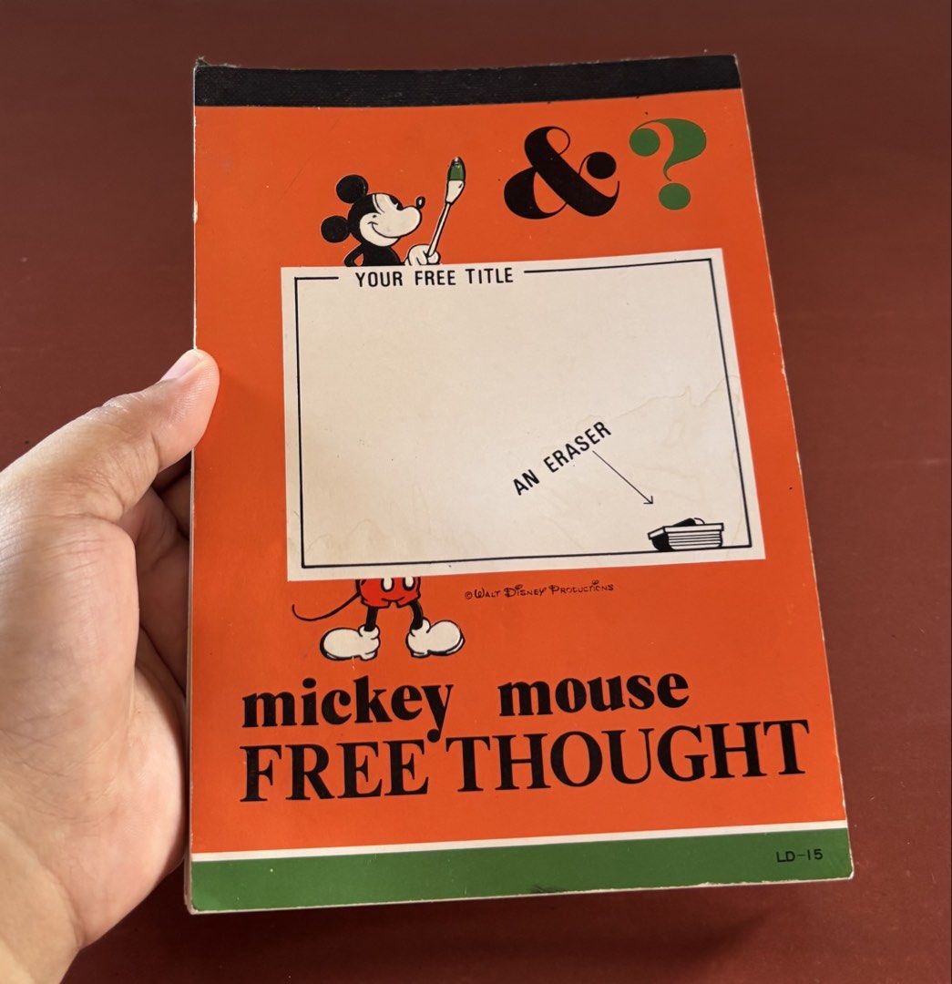 Vintage Memo/Stationary Pad “Mickey Mouse” (Category: Stationery & School Supplies) located in Cavite. Submitted by nanangonlineshop (Listing ID 1464169828, Image 3). Description: 📌 Vintage Memo/Stationary Pad “Mickey Mouse” 🏷️ P50 ✅ at the bottom center of the page, it features the brand name Tokyo Queen. This was a prominent Japanese company known for producing authorized, licensed Disney stationery items—such as letter sets, note pads, and v