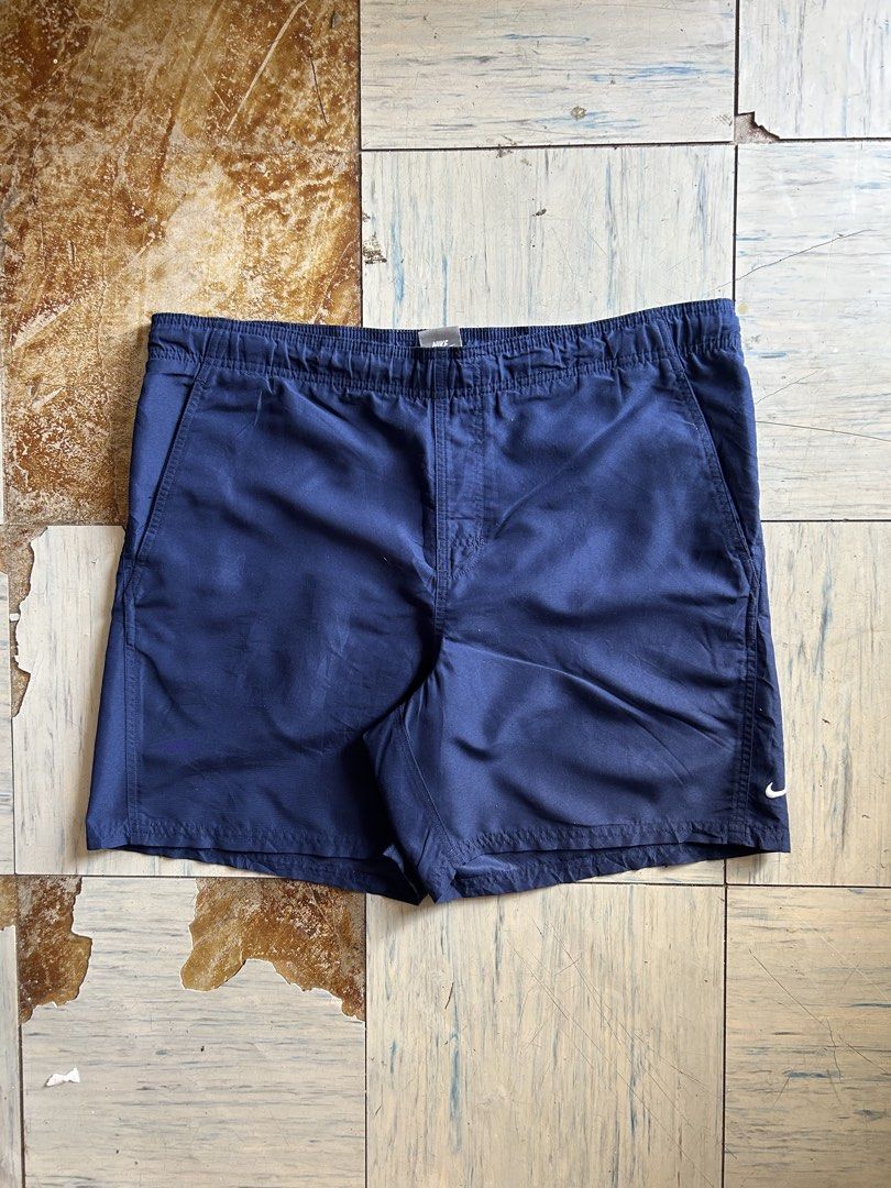 vintage Nike swim trunks embroid (Category: Shorts) located in Cavite. Submitted by arvinroderos (Listing ID 1464161147, Image 3). Description: Nike swim short waist 30-38 length 17.5 leg opening 12 excellent sagad na garter pero may lace naman 550.
