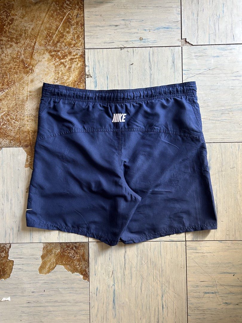 vintage Nike swim trunks embroid (Category: Shorts) located in Cavite. Submitted by arvinroderos (Listing ID 1464161147, Image 2). Description: Nike swim short waist 30-38 length 17.5 leg opening 12 excellent sagad na garter pero may lace naman 550.