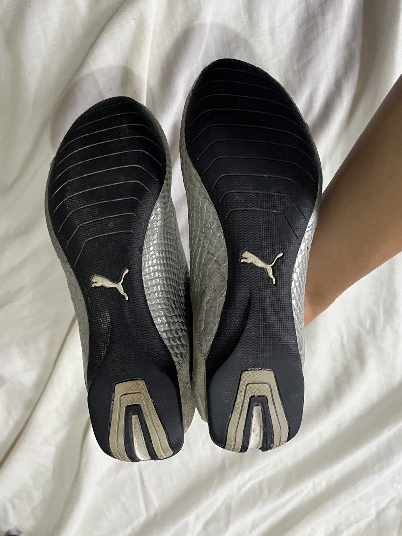 Vintage Puma Future Cat Sneakers Silver (Category: Sneakers) located in Baguio. Submitted by dutefinds (Listing ID 1464353918, Image 2). Description: Needs cleaning only No major flaw.