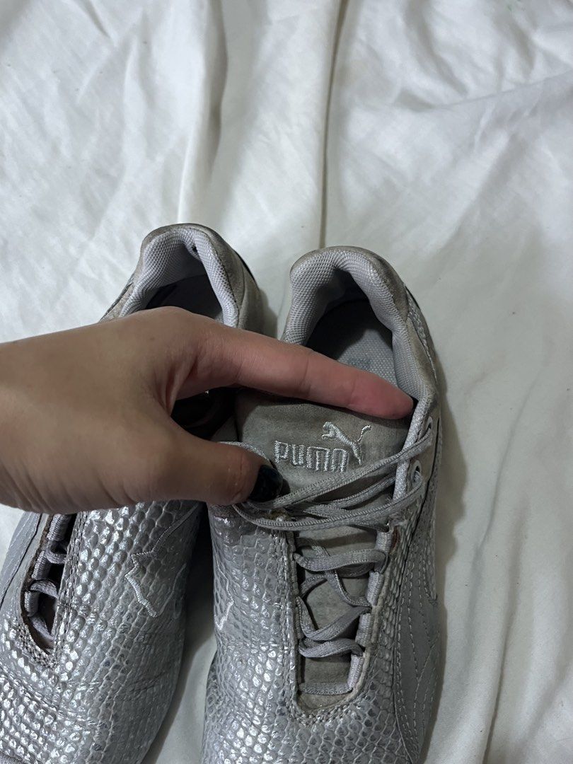 Vintage Puma Future Cat Sneakers Silver (Category: Sneakers) located in Baguio. Submitted by dutefinds (Listing ID 1464353918, Image 3). Description: Needs cleaning only No major flaw.