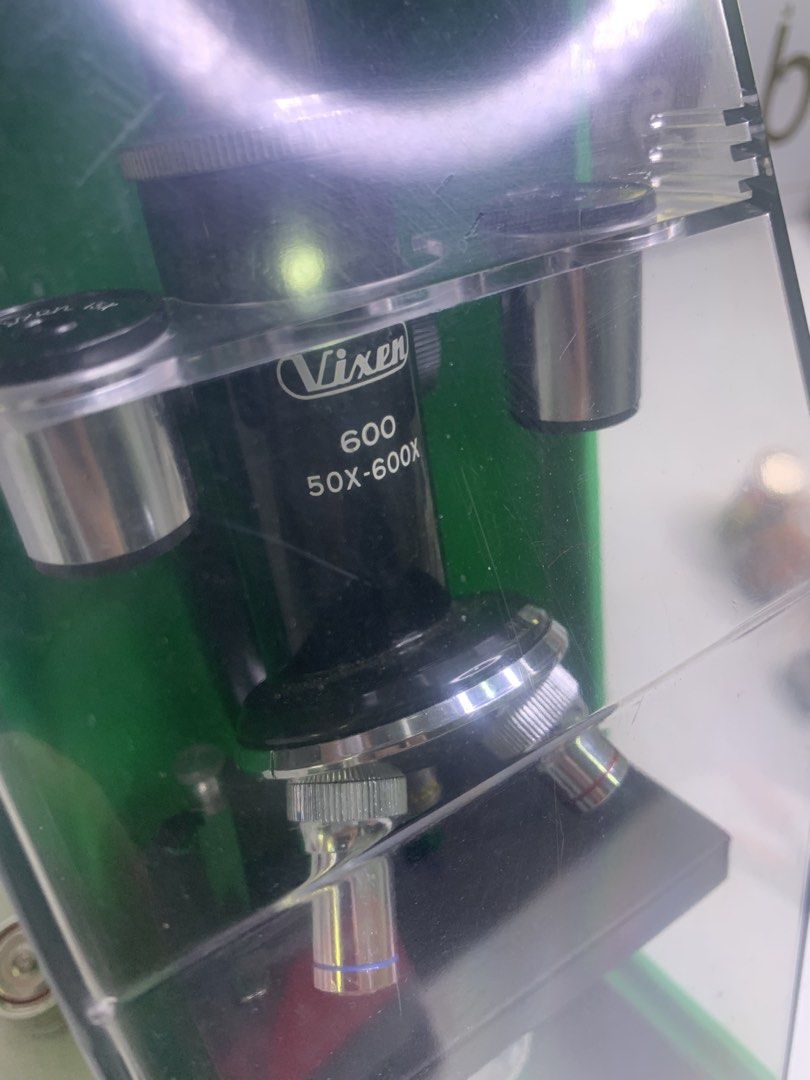Vixen Microscope - 50x 600x (Category: Everything Else Others) located in Carmona. Submitted by bihira (Listing ID 1464260451, Image 2). Description: Vixen Microscope - 50x 600x - WYSIWYG - Bnew - As is - casing - Authentic Japan.