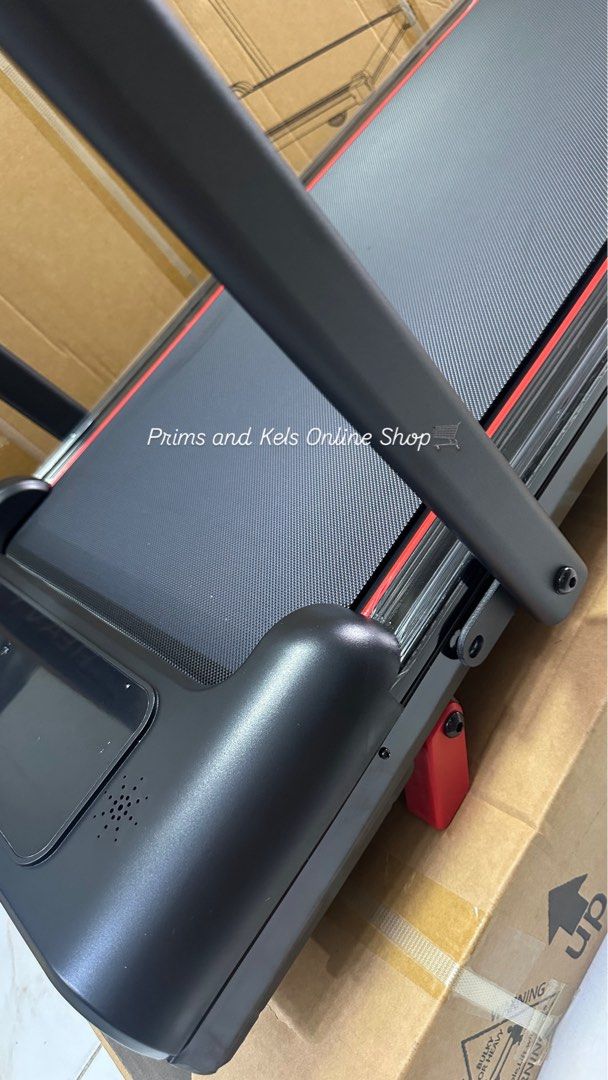 Walkingpad Treadmill (Category: Cardio & Fitness Machines) located in Quezon City. Submitted by SomeThingsMustGo.ph (Listing ID 1464278821, Image 1). Description: Brand New Motorized Walkingpad Treadmill - 14km/h peak speed - 0-8.5° Slope - 200kg Load-bearing capacity - 10 Led screen display - Safety lock - Shock absorbing pad - Brushless motor - Foldable handrail - Remote control - Slim and compact design for walking, jogging and running mode ₱4