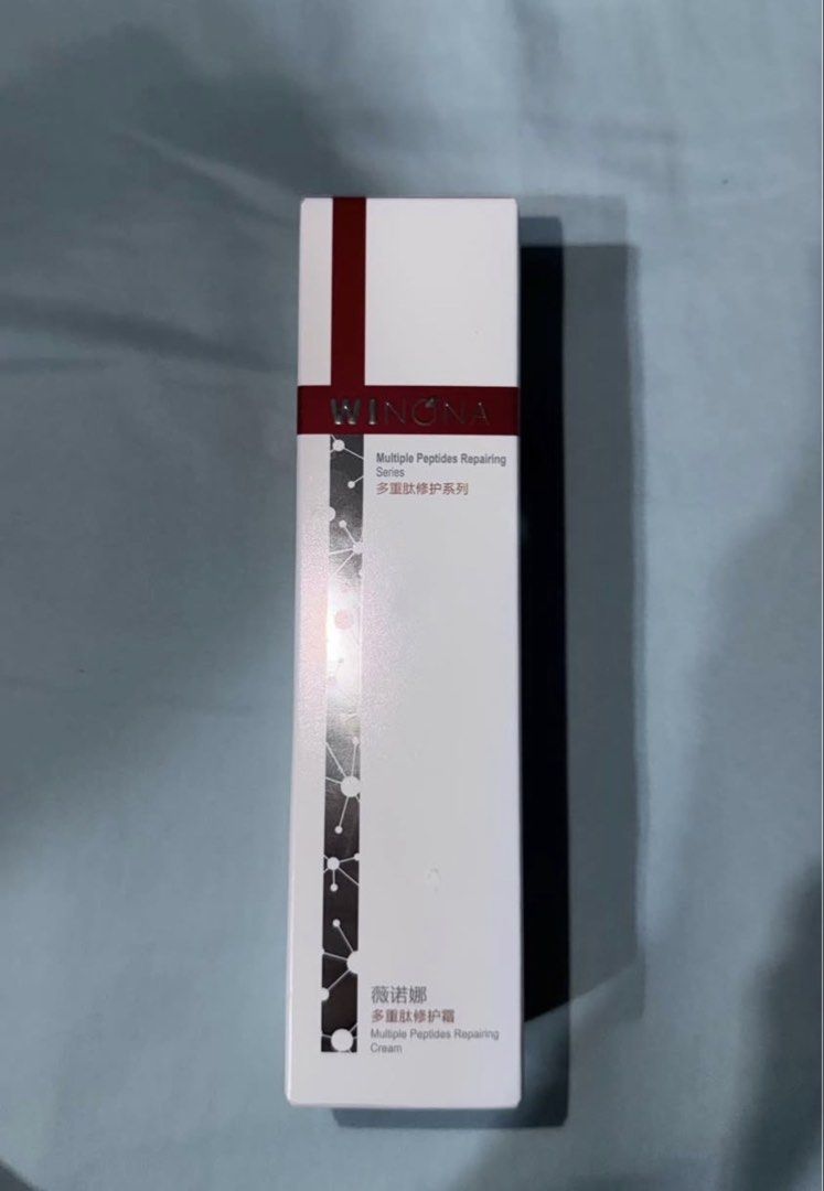 Winona Multiple Peptides Repairing Cream (Category: Face Care) located in Manila. Submitted by shobskaryll2004 (Listing ID 1464288454, Image 1). Description: - brand new, with box - bought in Shanghai China.
