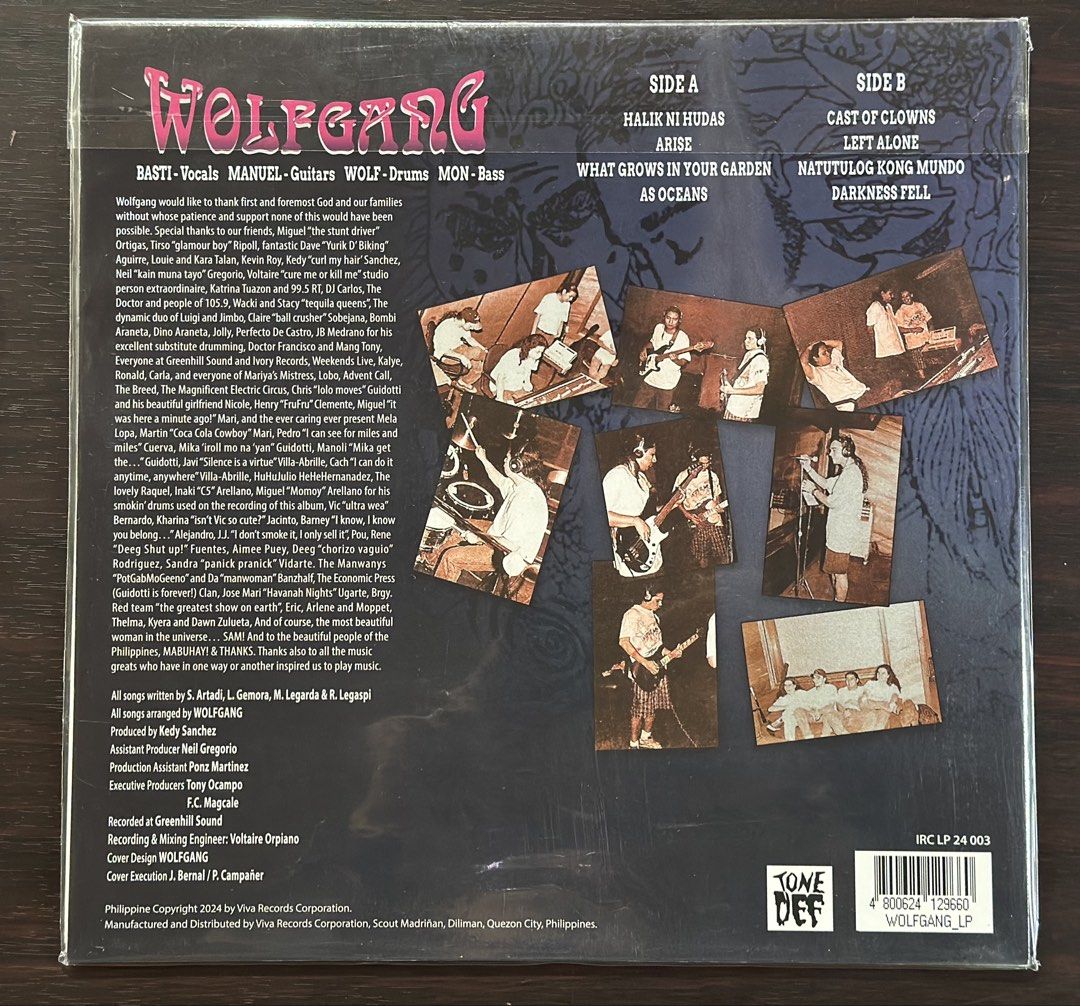 Wolfgang G - Tone Def Vinyl Record (Category: Vinyls) located in Bulacan. Submitted by sofubiman08 (Listing ID 1464184970, Image 2). Description: - Wolfgang G. - Tone Def. Vinyl Record - Features unique psychedelic artwork on the cover - Highly collectible item for vinyl enthusiasts - Excellent addition to any music collection.