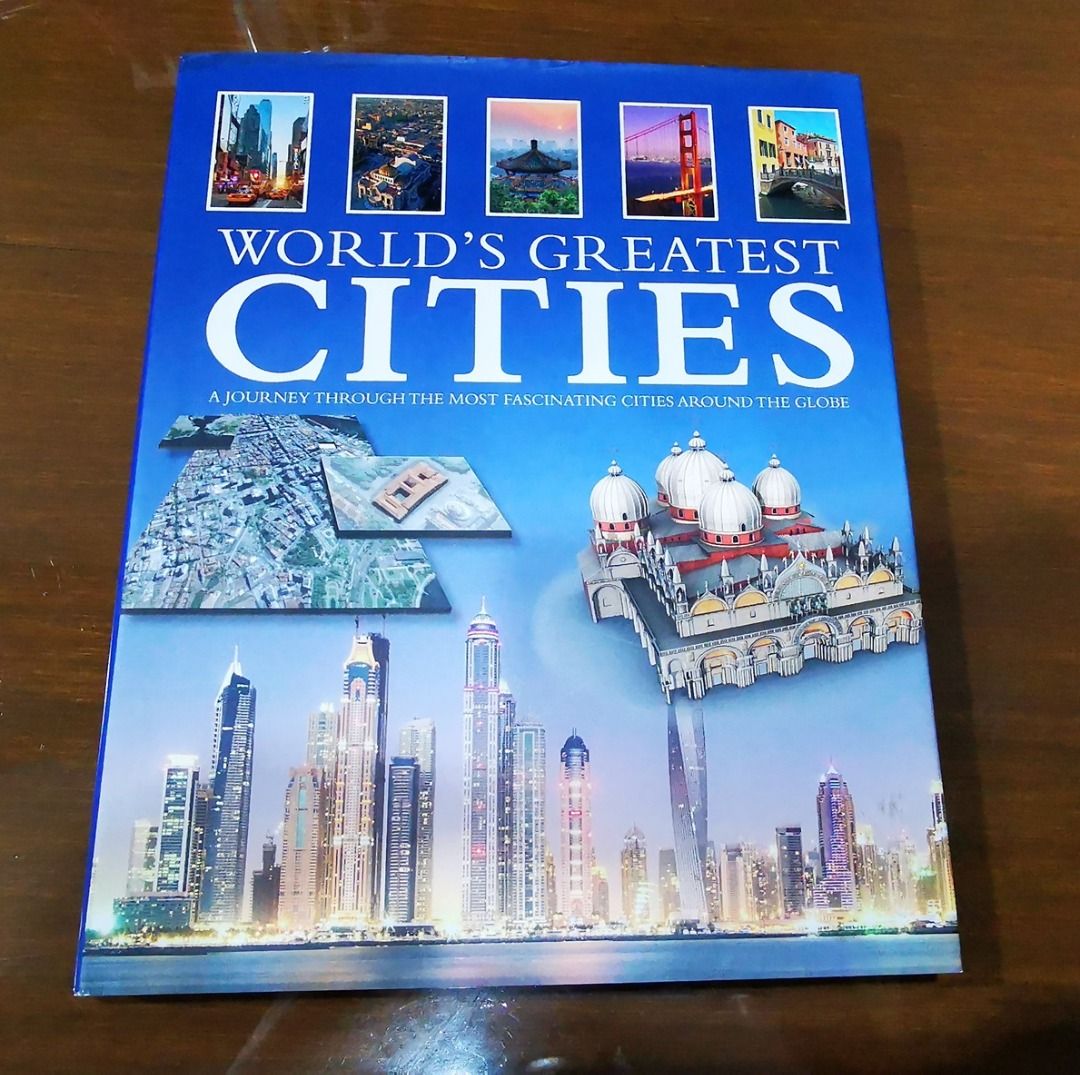 World's Greatest Cities Hardcover coffee table book (Category: Storybooks) located in Iloilo. Submitted by k8sonlineph (Listing ID 1464274851, Image 1). Description: PRELOVED HARDCOVER LIGHTLY USED MAY HAVE FOXING DUE TO PROLONGED STORAGE A journey through the most fascinating cities around the globe! Of all the cities in the world today, there are only a few that leave a strong impression on those who visit them. These are the ones that have a r