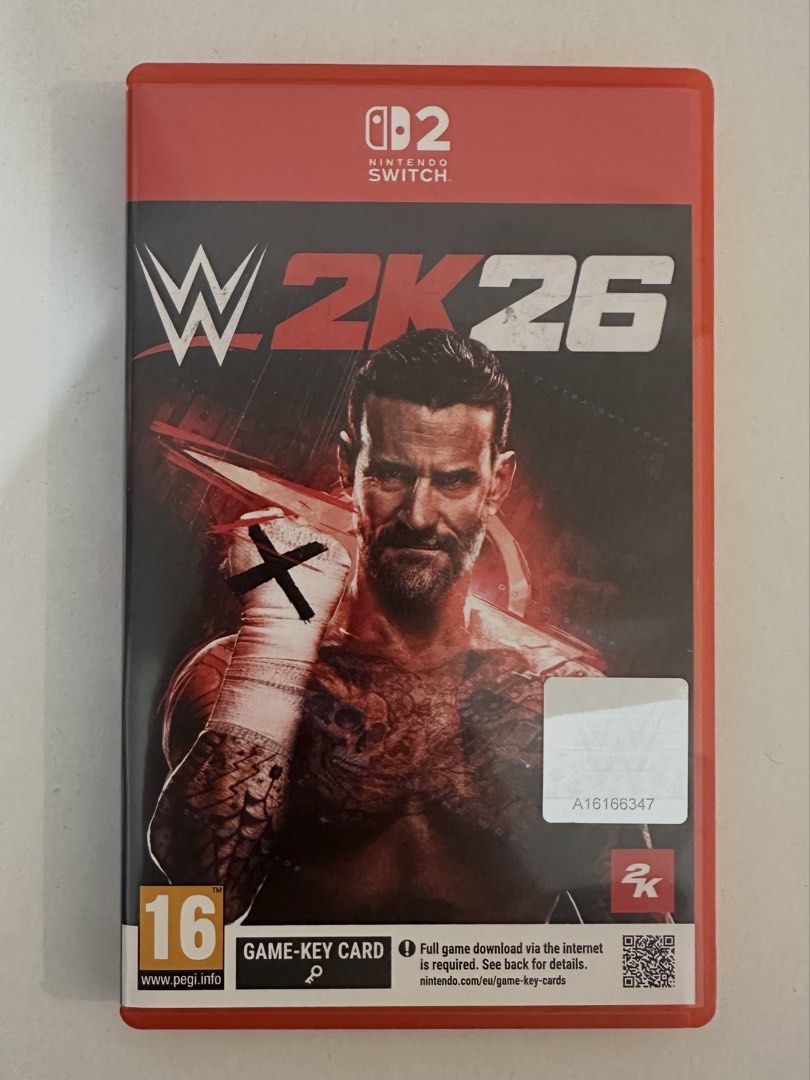 WWE 2K26 (EU) | Nintendo Switch 2 (Category: Nintendo) located in Manila. Submitted by 1gan1nil (Listing ID 1464190829, Image 1). Description: WWE 2K26 | Nintendo Switch 2 - Game Key Card — full game download via internet (requires cartridge to play) - Comes with original case and game cartridge - purchased in GameXtreme from online e-commerce app with original price of ₱2566 last July 2026 (will send receipt if you are interested) RFS: Purchasin