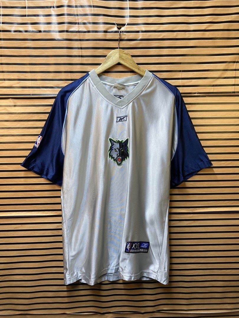 Y2K MINNESOTA TIMBERWOLVES BY REEBOK (Category: Tshirts & Polo Shirts ) located in Makati City. Submitted by drip.poww (Listing ID 1464221542, Image 1). Description: - Authentic Reebok Minnesota Timberwolves - Color: Gray & Blue - Size: Large - Dimes: 22x30 - Authentic - Excellent condition - Need wash, fresh from bale - Material: 100% Cotton Please don’t expect too much—these are thrifted (ukay) items. 😊 !!STILL NEGOTIABLE!!.