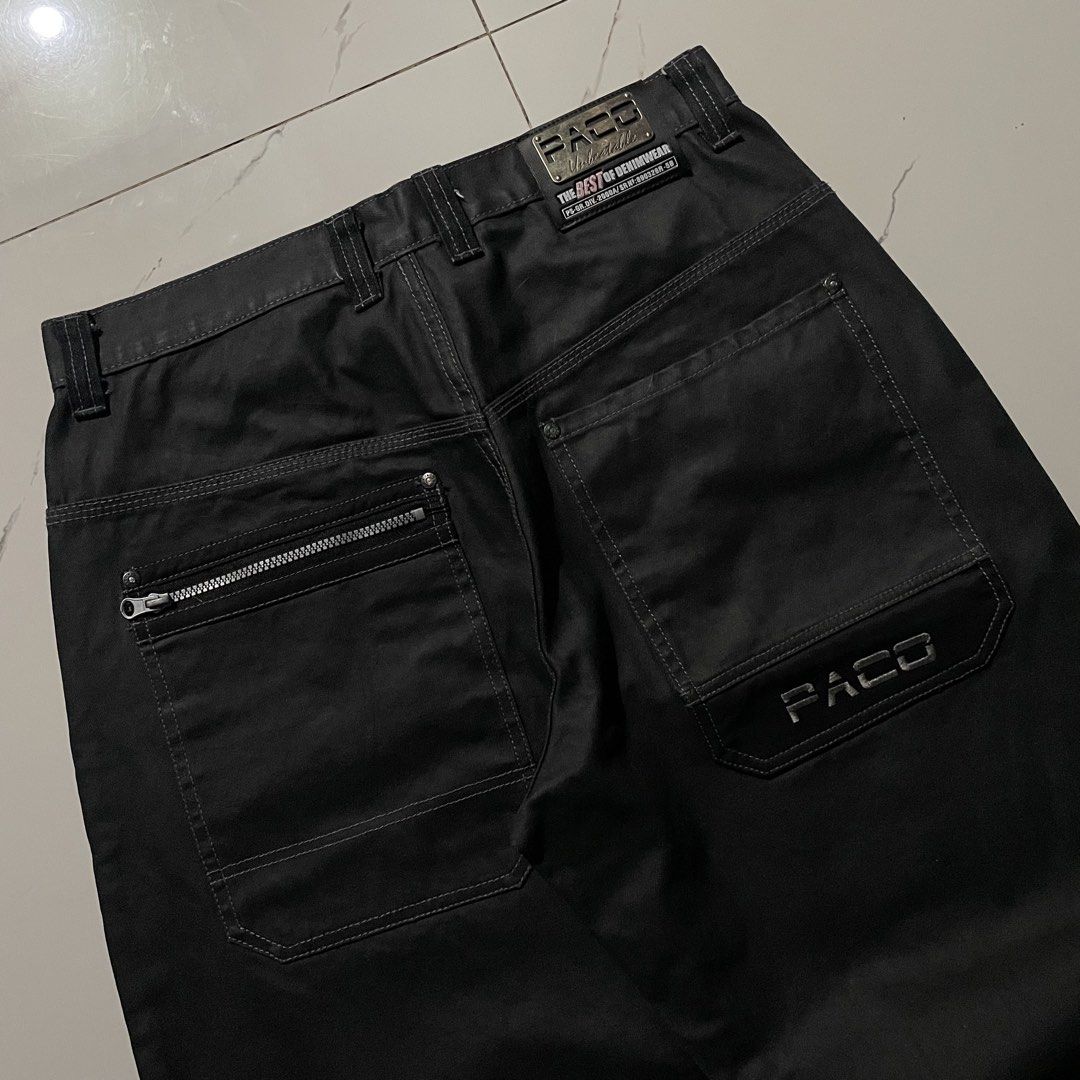 Y2k Paco Shiny (Category: Jeans) located in Quezon City. Submitted by mr.everythang (Listing ID 1464213704, Image 3). Description: Paco Sz 32 Length 40 Thigh 15 Hem 10 No Issue Excellent Condition (as new super crispy!).