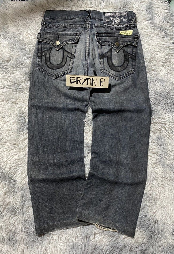 Y2k TRUE RELIGION BILLY SUPER T (Category: Activewear) located in Cagayan de Oro. Submitted by thriftchubs (Listing ID 1464285230, Image 2). Description: 32 ON TAG 40 LENGTH 12.5 THIGH 9 LEG OP GOOD CONDITION NEED WASH CHECK AT YOUR OWN RISK PHOTO MAY VARY DUE TO LIGHTING MINIMAL ISSUE SEE PICS +SF.