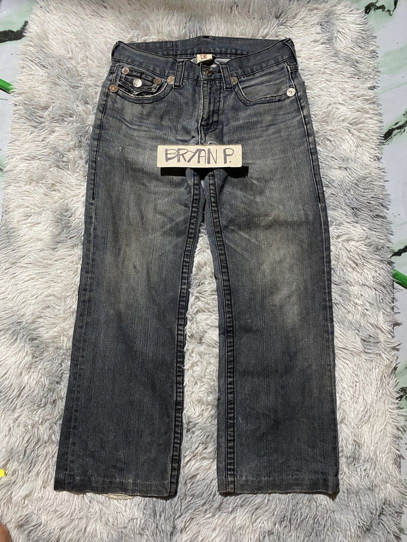 Y2k TRUE RELIGION BILLY SUPER T (Category: Activewear) located in Cagayan de Oro. Submitted by thriftchubs (Listing ID 1464285230, Image 3). Description: 32 ON TAG 40 LENGTH 12.5 THIGH 9 LEG OP GOOD CONDITION NEED WASH CHECK AT YOUR OWN RISK PHOTO MAY VARY DUE TO LIGHTING MINIMAL ISSUE SEE PICS +SF.