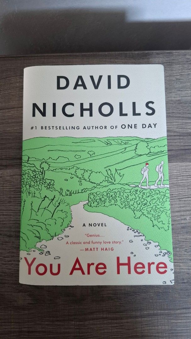 You Are Here by David Nicholls Novel (Category: Storybooks) located in Quezon City. Submitted by arkiv.ph (Listing ID 1464175989, Image 2). Description: "You Are Here" novel by David Nicholls - Deckle Edge Condition Details: - Pre-loved, well taken care of - No shelf wear, no foxing, no humid smell - Binding intact - Great next read for someone! MOP: Bank transfer to Metrobank or Maya 📩 Please DM me for more pictures/angles! Thank you! 📦 Packin