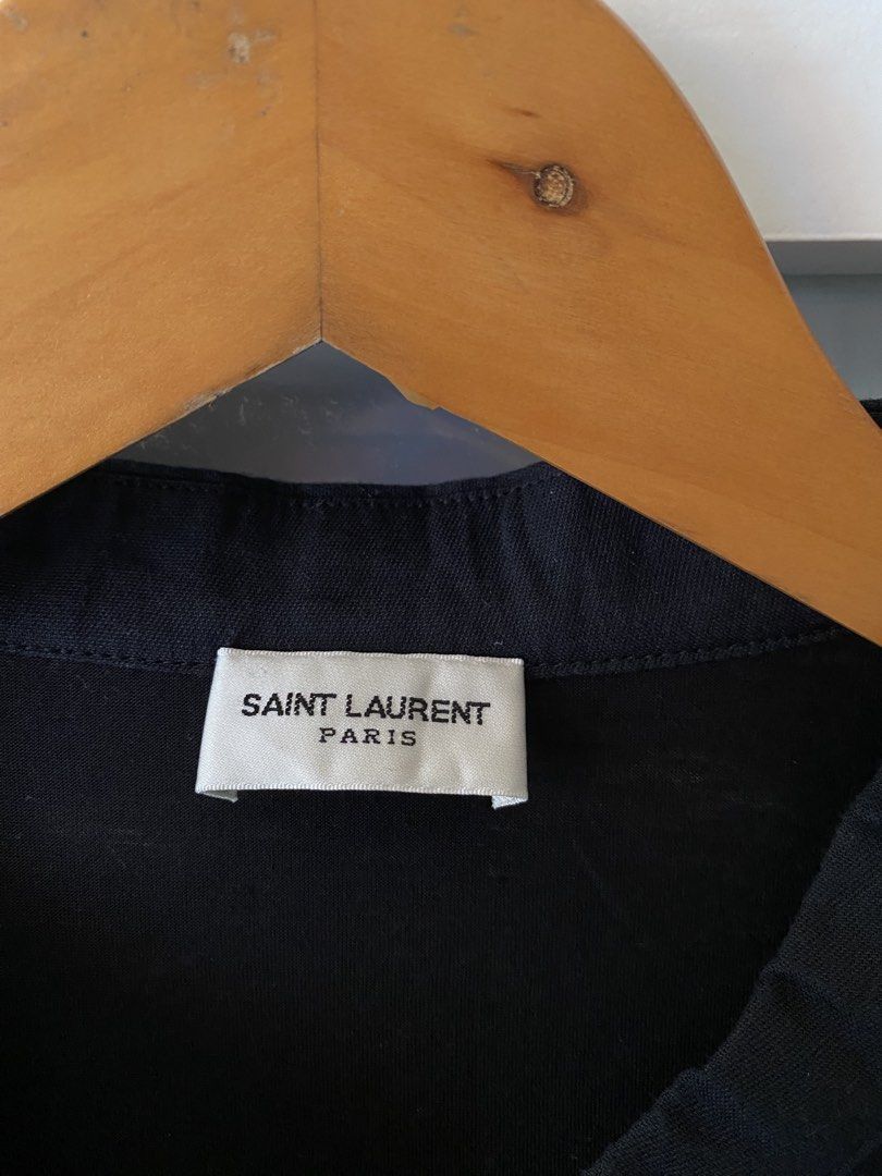 YSL SHORT SLEEVE LINEN (Category: Formal Shirts) located in Manaoag. Submitted by mangthrifttayo (Listing ID 1464195659, Image 3). Description: YSL LINEN EXCELLENT CONDITION NO ISSUE 9.7/10 overall condition .