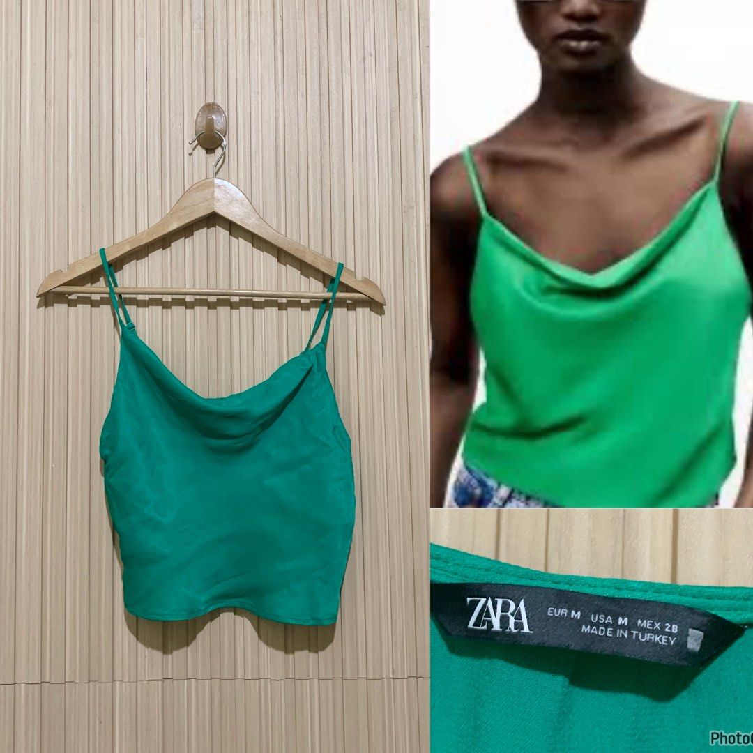 Zara satin top (Category: Blouses) located in Koronadal. Submitted by gstyledforless (Listing ID 1464304382, Image 1). Description: .